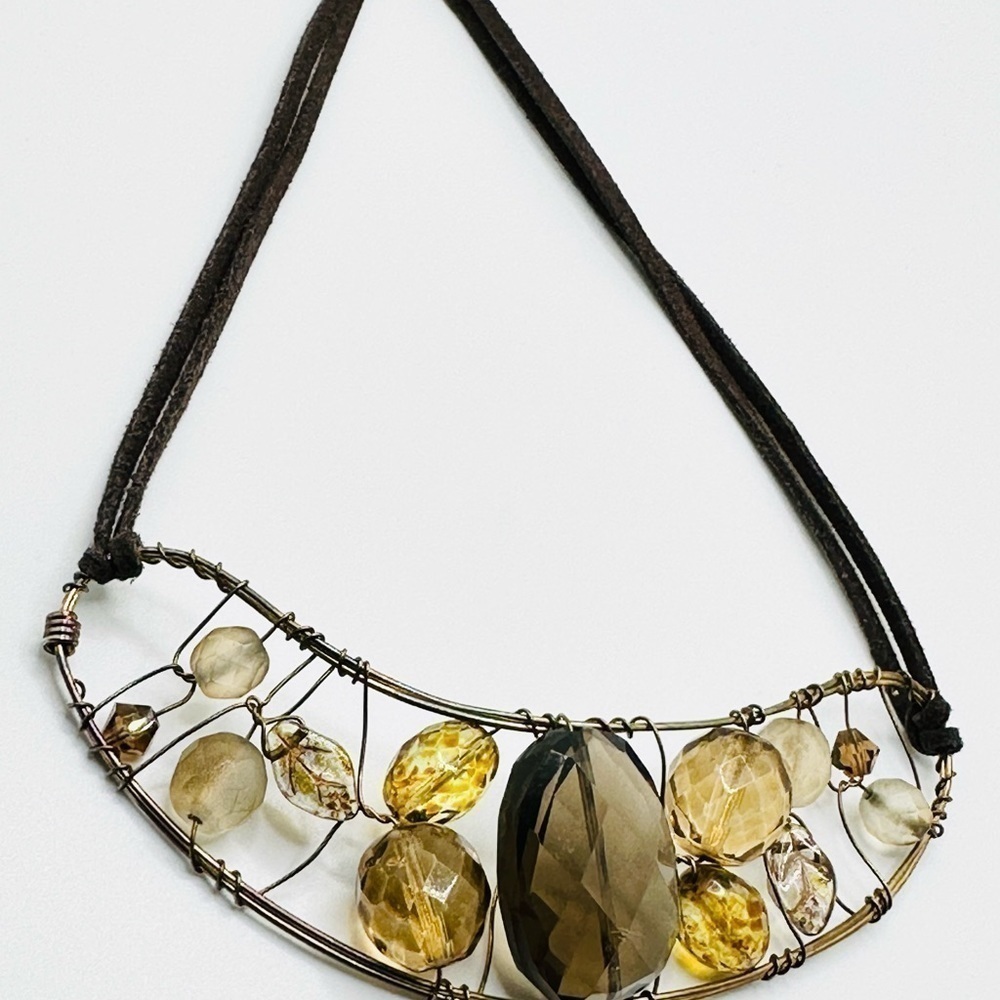 Topaz handmade necklace